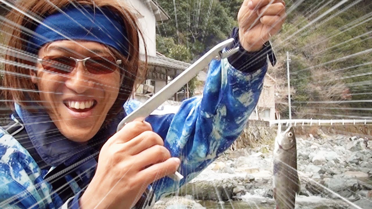渓流釣り解禁初日にミラクル