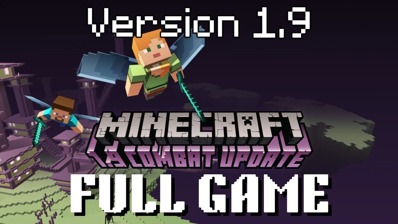 Minecraft 1.9 Full Game Walkthrough | The Combat Update (No Commentary)