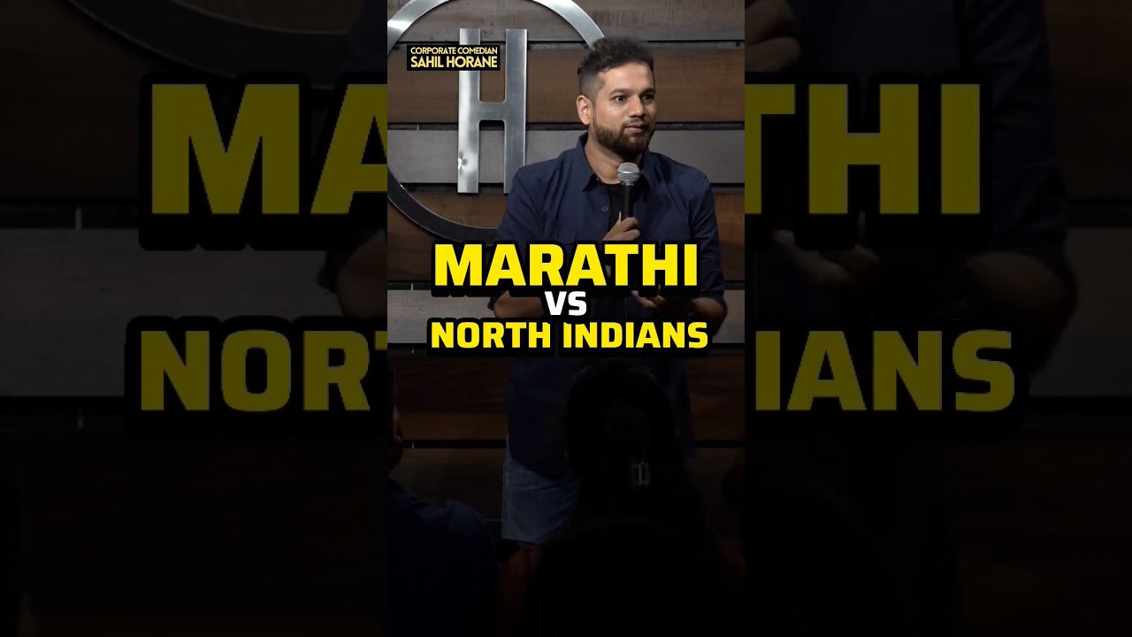 Marathi vs north indians - #indianstandup #standupcomedy #hindistandupcomedy