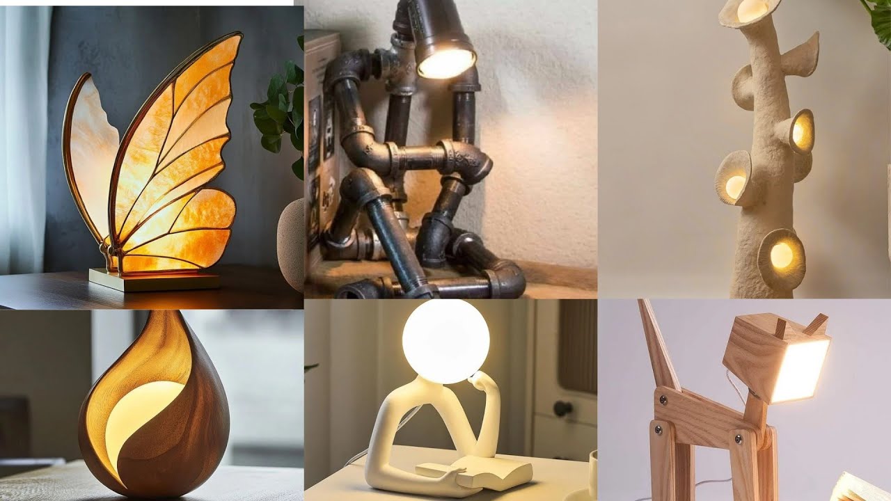 UNIQUE lampshade design ideas 