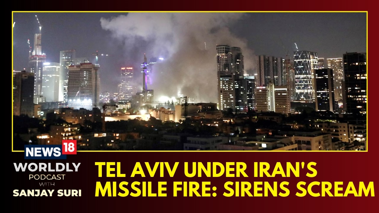 Tel Aviv on Edge: Air Raid Sirens Blare After Iranian Missile Launches | CNN-News18 On Ground | N18G