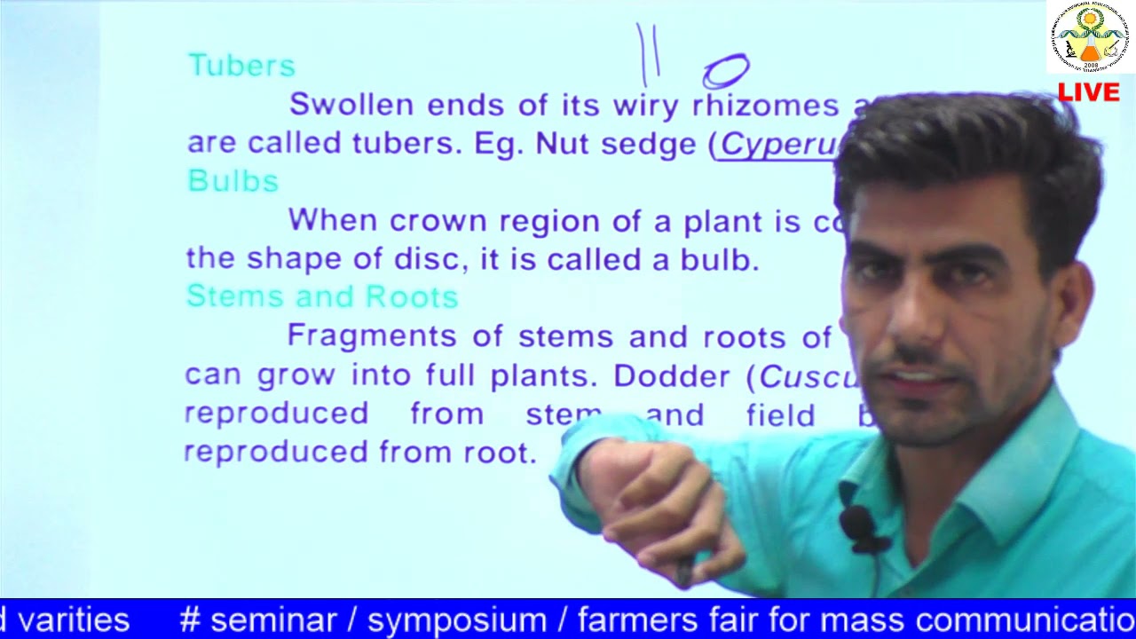 AGRON: 313 Lecture  5 Reproduction and Dissemination of Weeds