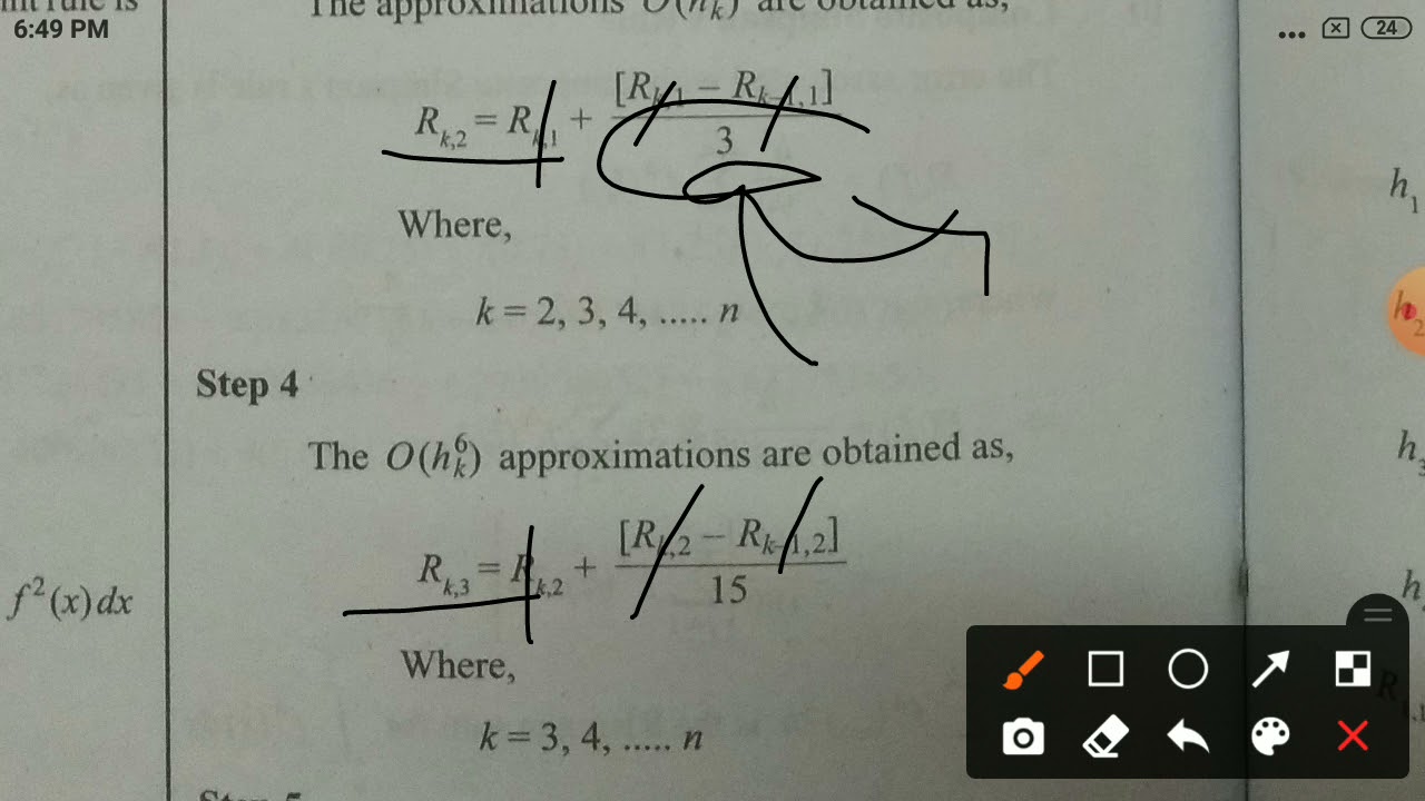 Mathematics_6 sem.paper_7(Numerical analysis). topic- Romberg Integration U3L12