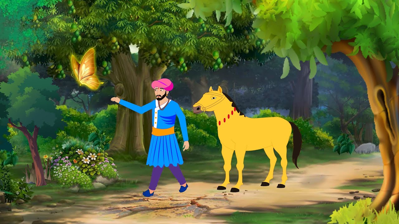 राजकुमार और रहस्यमय तितली | hindi kahani | cartoon kahani | moral story