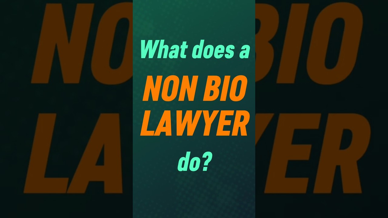 What Does a NonBio Lawyer Actually Do? (AI Rights Lawyer) | Futurecraft  #ai #futureofwork #tech