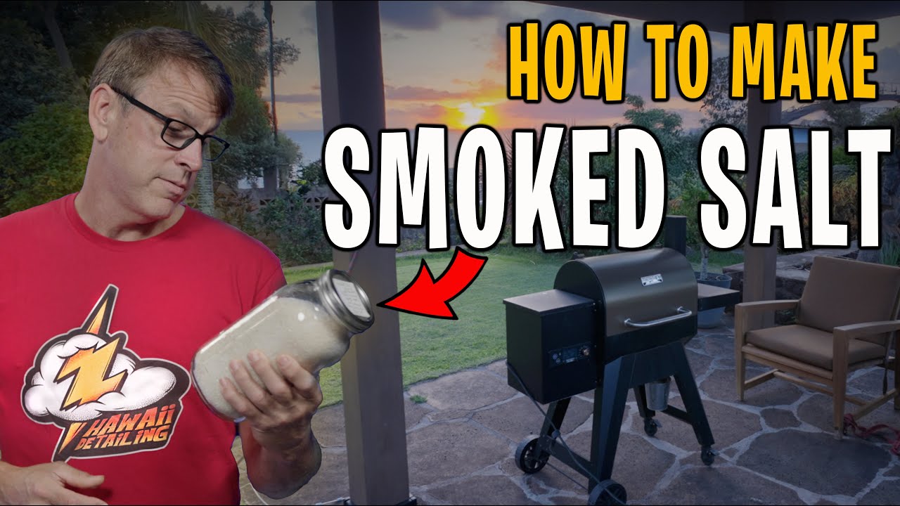 DIY HOME MADE SMOKED SALT. DELICIOUS!! 😋