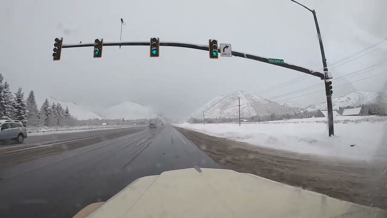 Morning commute in the Willys Wagon
