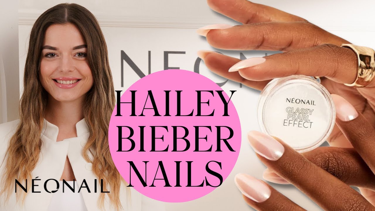 HOW TO: Hailey Bieber Nails - Glazed Donut Nails - Clear Chrome Nails mit NEONAIL
