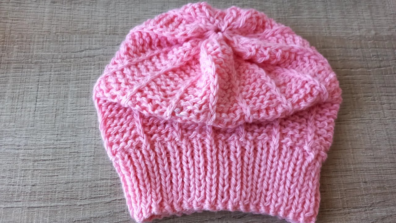 GORRO....BOINA.....adulto. ...tricô muito fácil 🧶🪡🧶