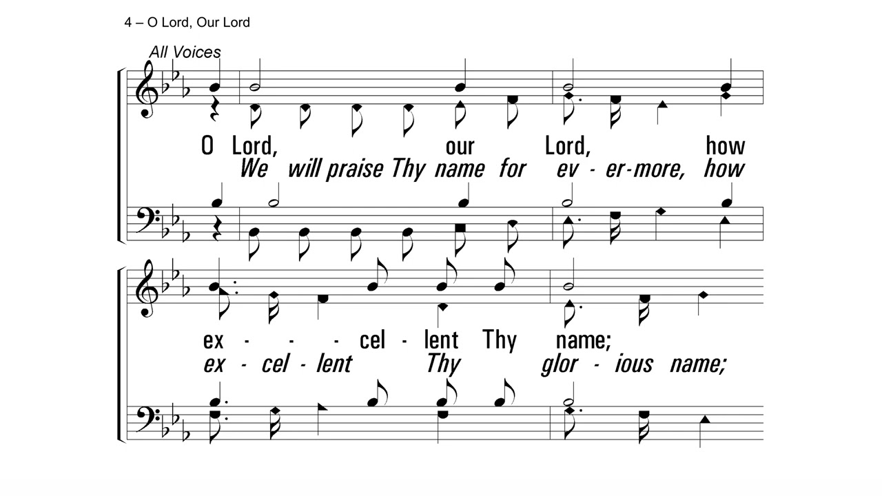O Lord, Our Lord
