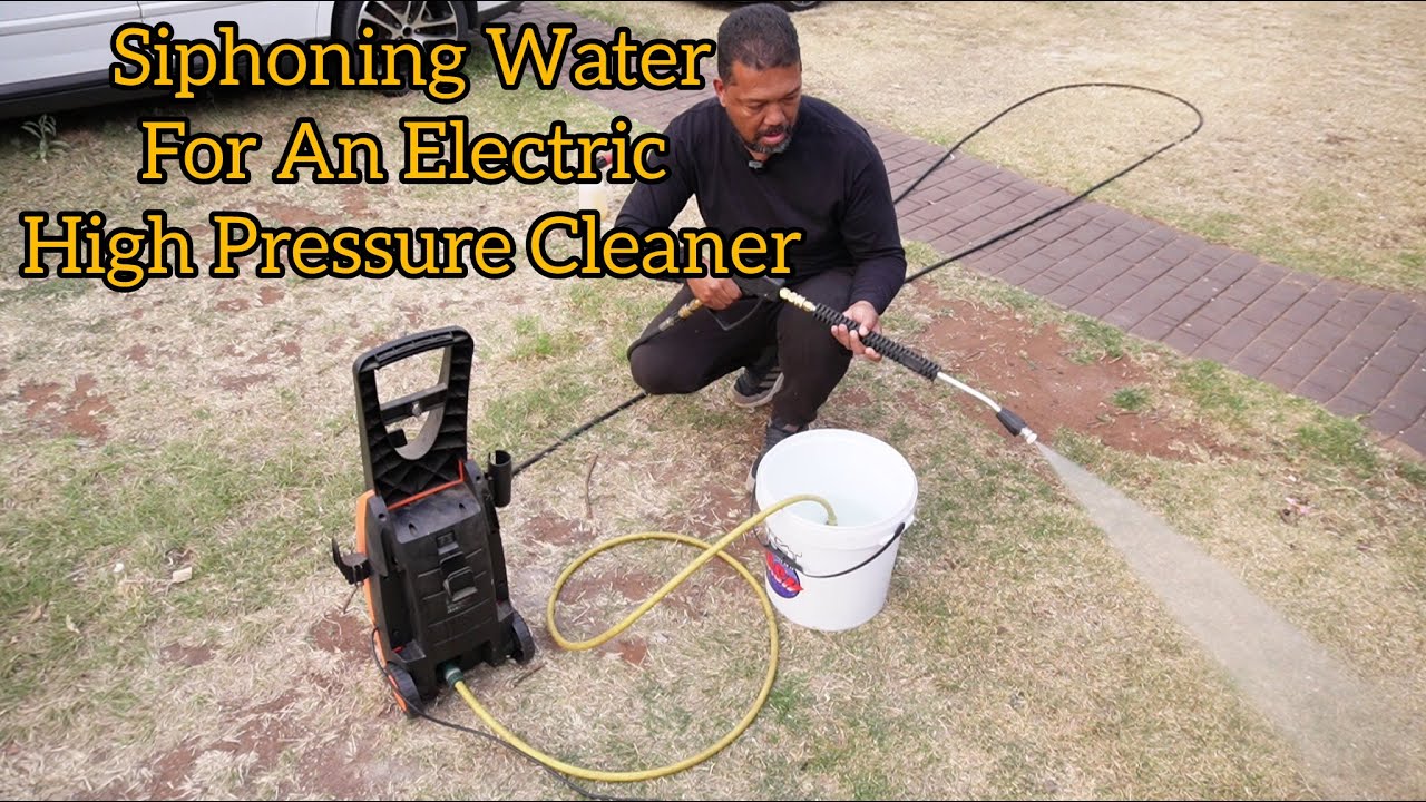 Water Siphon test with High Pressure Cleaner