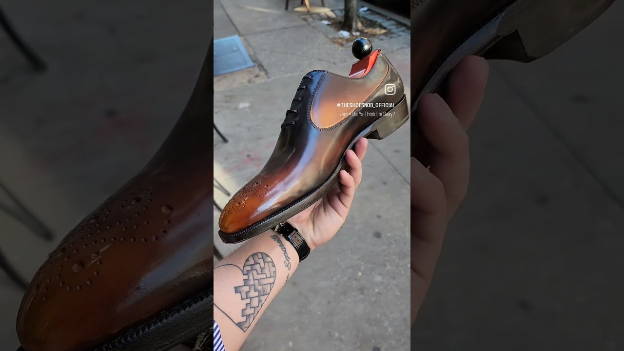 Custom Patina on these Swan Neck Oxfords!