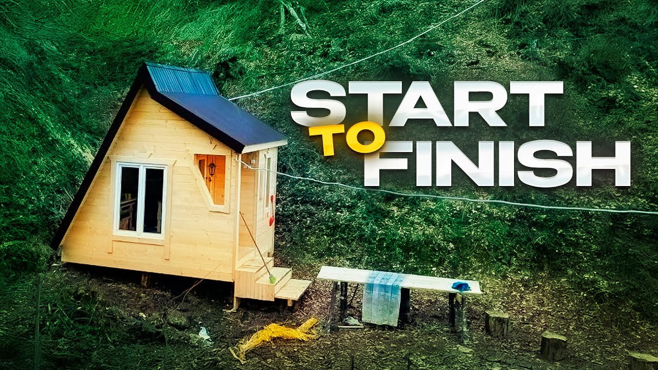 I Built A Wooden Cabin In The Woods In 30 Days For $3,000