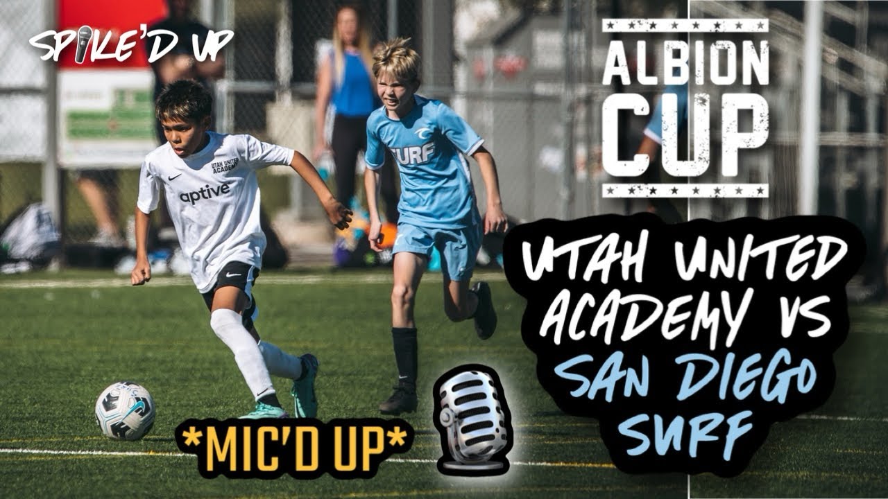 *MIC’D UP* VS SAN DIEGO SURF - ALBION CUP 🎙️⚽️ | Oscar Olivas U12 Utah United Academy 1/7/2024