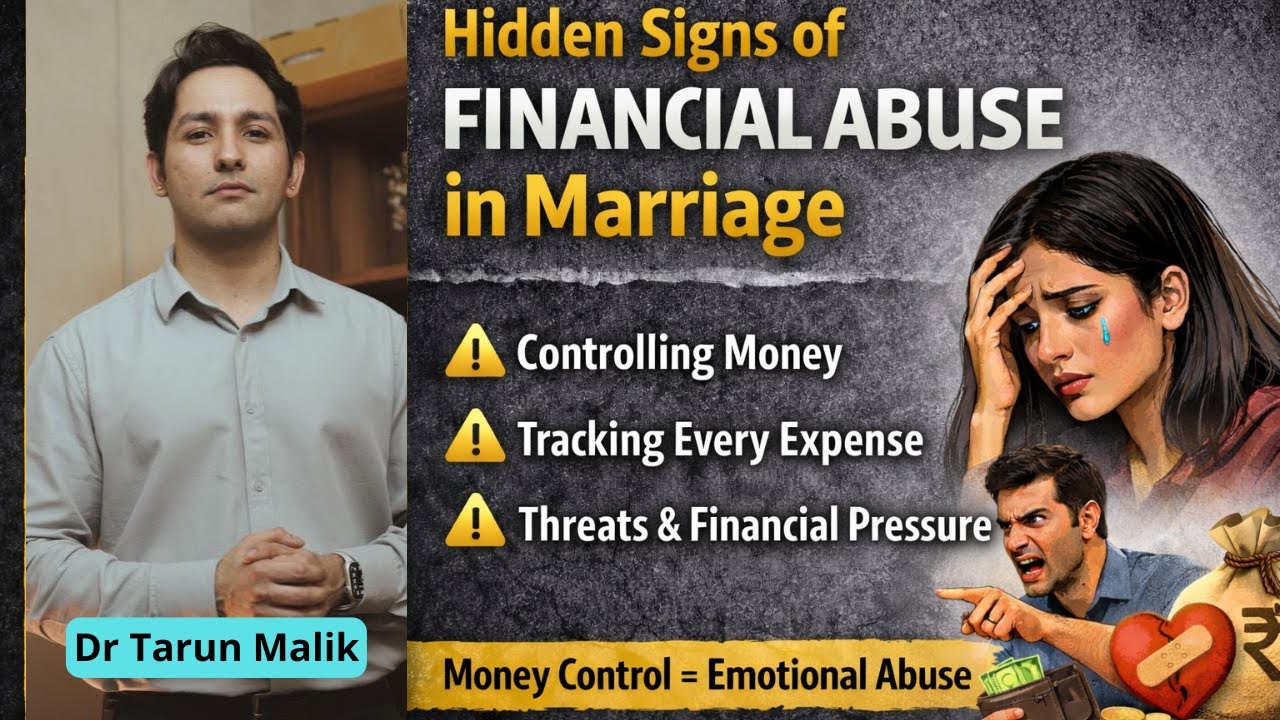 Hidden Signs of Financial Abuse in Your Marriage | Dr Tarun Malik (Hindi)