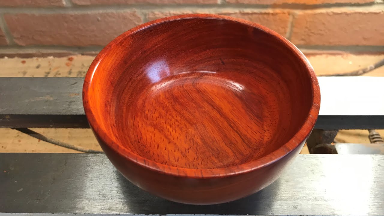 Woodturning Padauk Bowl