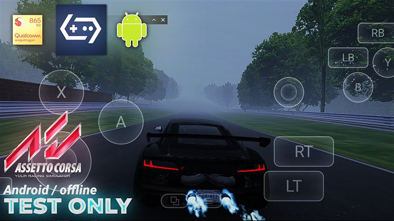 Assetto Corsa (with content manager) | Gamehub Lite 5.3.5 | Snapdragon 865
