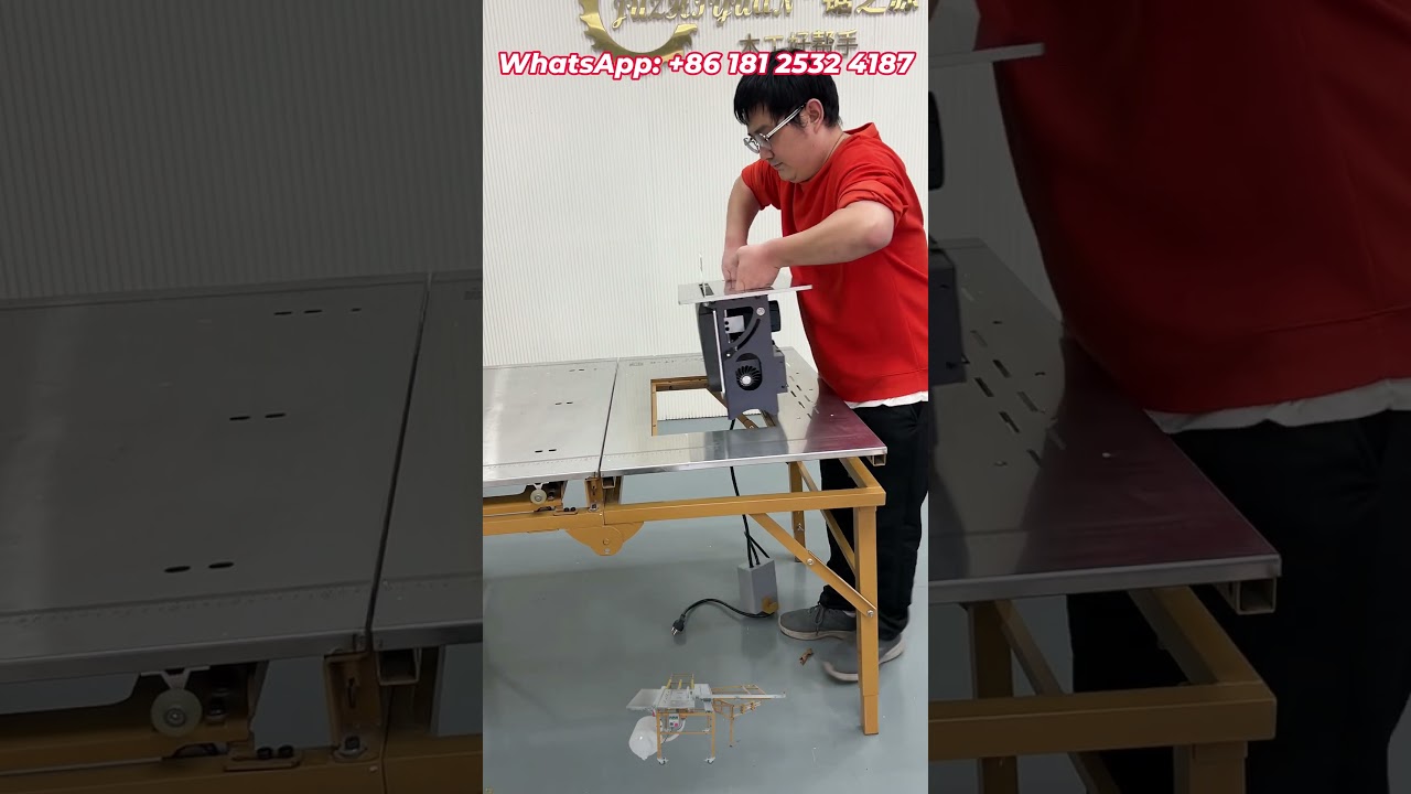 High-Accuracy Sliding Table Saw for Furniture Making