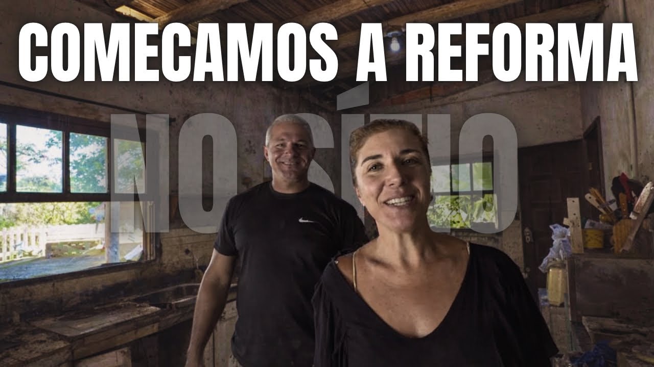 REFORMA NA COZINHA DO SÍTIO, COMEÇAMOS PELO PIOR!! T:03 EP#009 