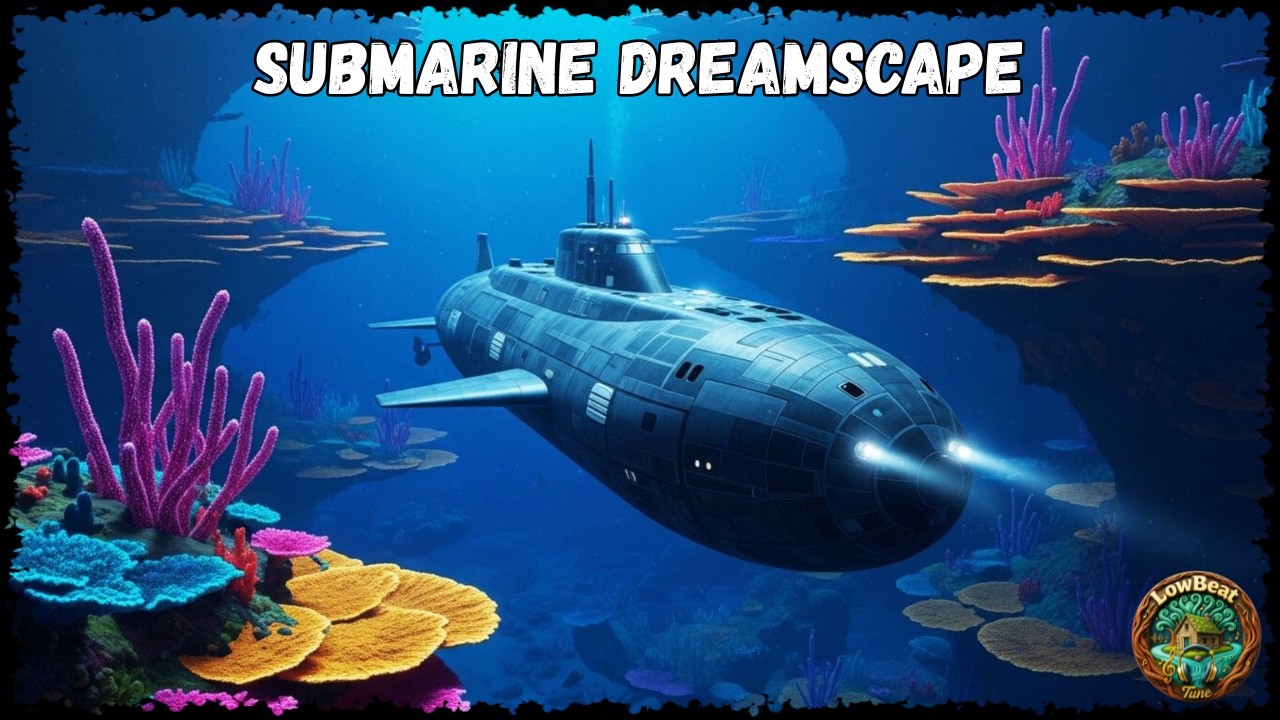 Peaceful Submarine Dreamscape 🌊 | Calming Underwater Ambience for Deep Sleep | LowBeat Tune 🍁