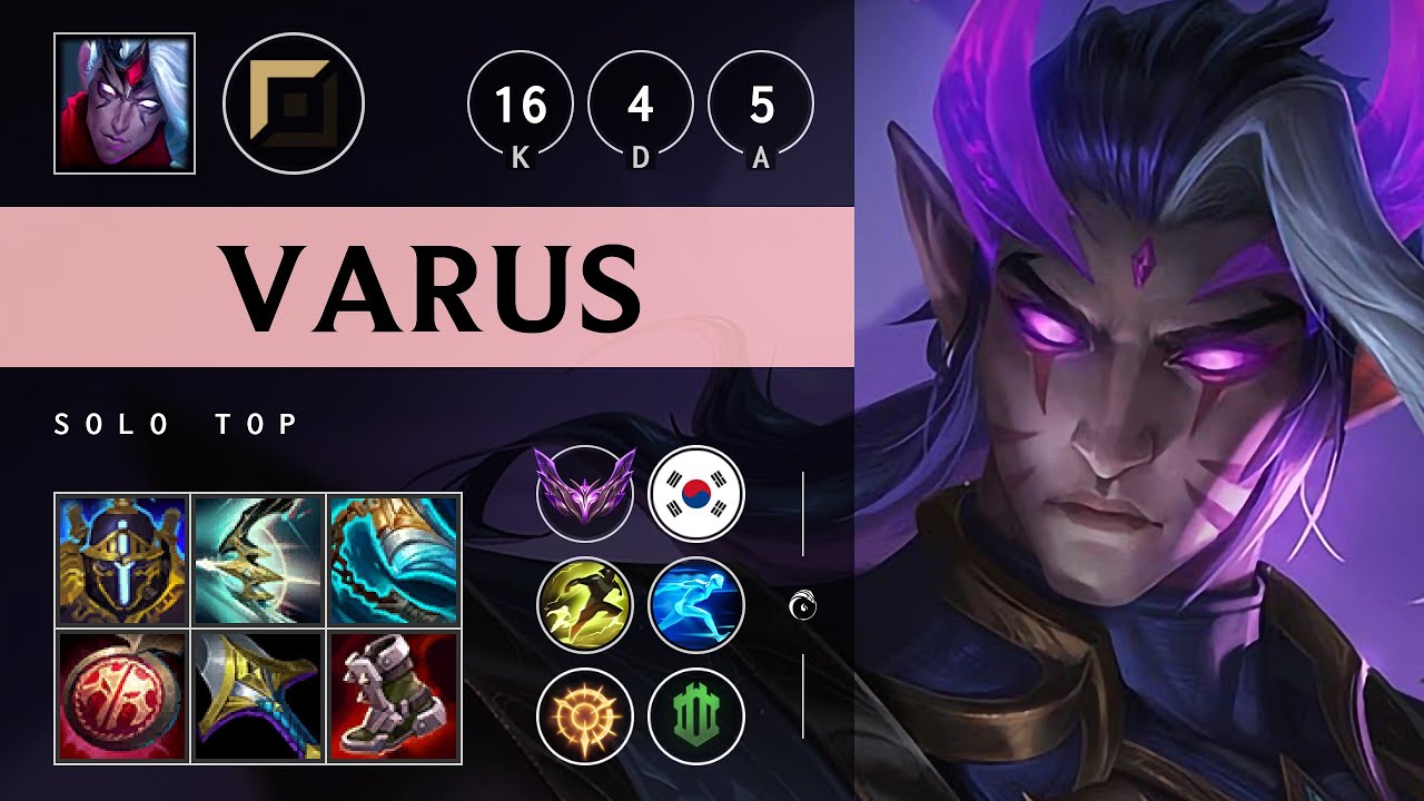Varus Top vs Tristana - KR Master Patch 25.15