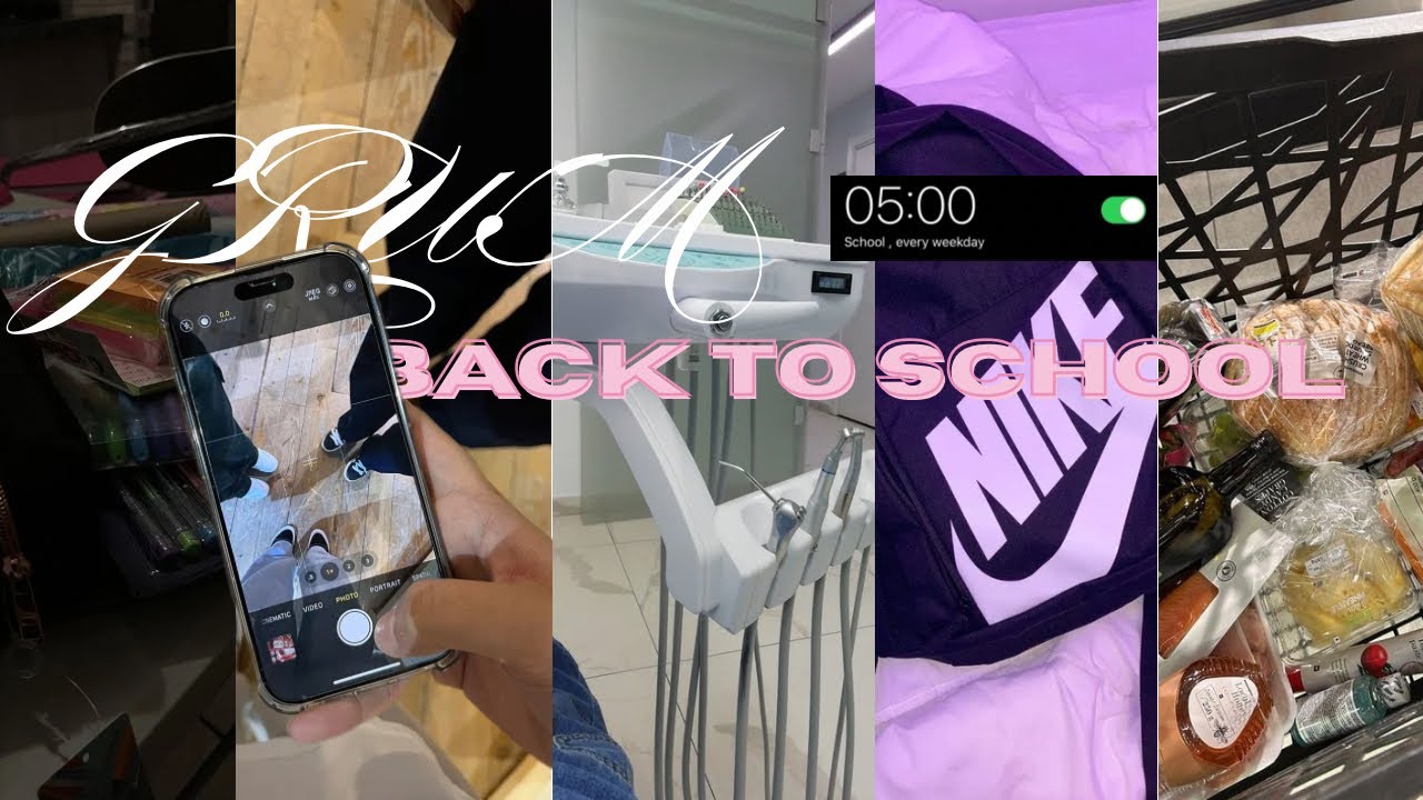 GRWM: back to school vlog || Visual diaries ep 003 || nü hair, stationery haul || South African🇿🇦 ||