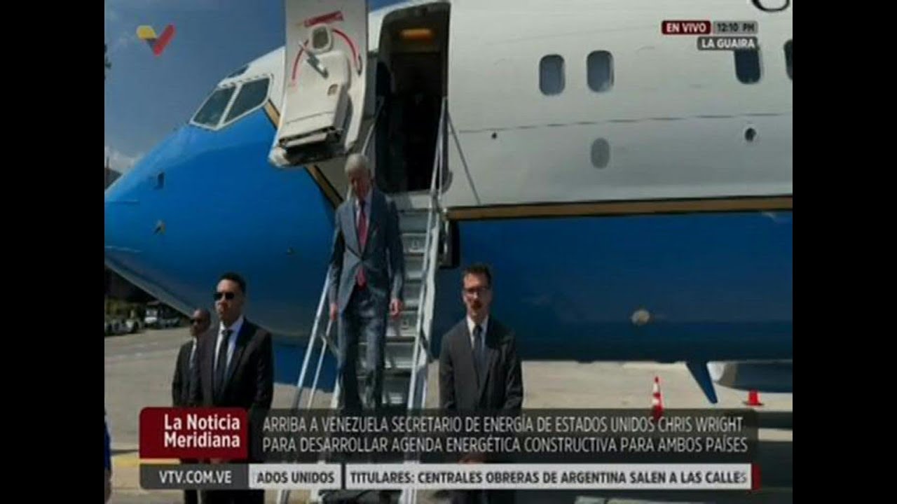 US energy secretary arrives in Venezuela for oil talks with acting president | AFP