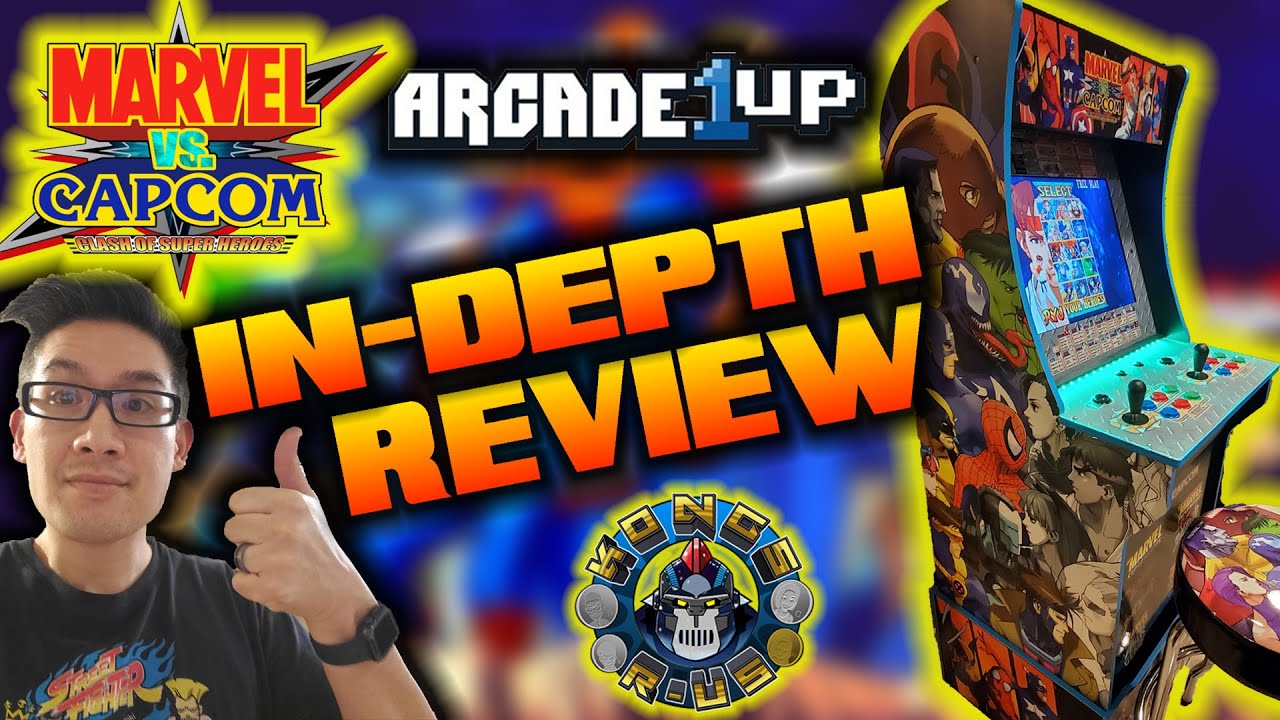 Arcade1Up Подробный обзор MARVEL против CAPCOM (плюс варианты модификации джойстика/кнопок Sanwa/...