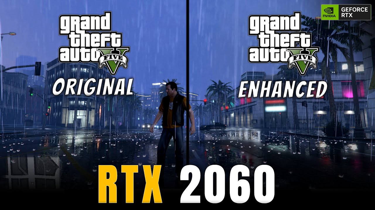 GTA 5 Enhanced vs Original | RT On/Off | RTX 2060 GTA V Enhanced