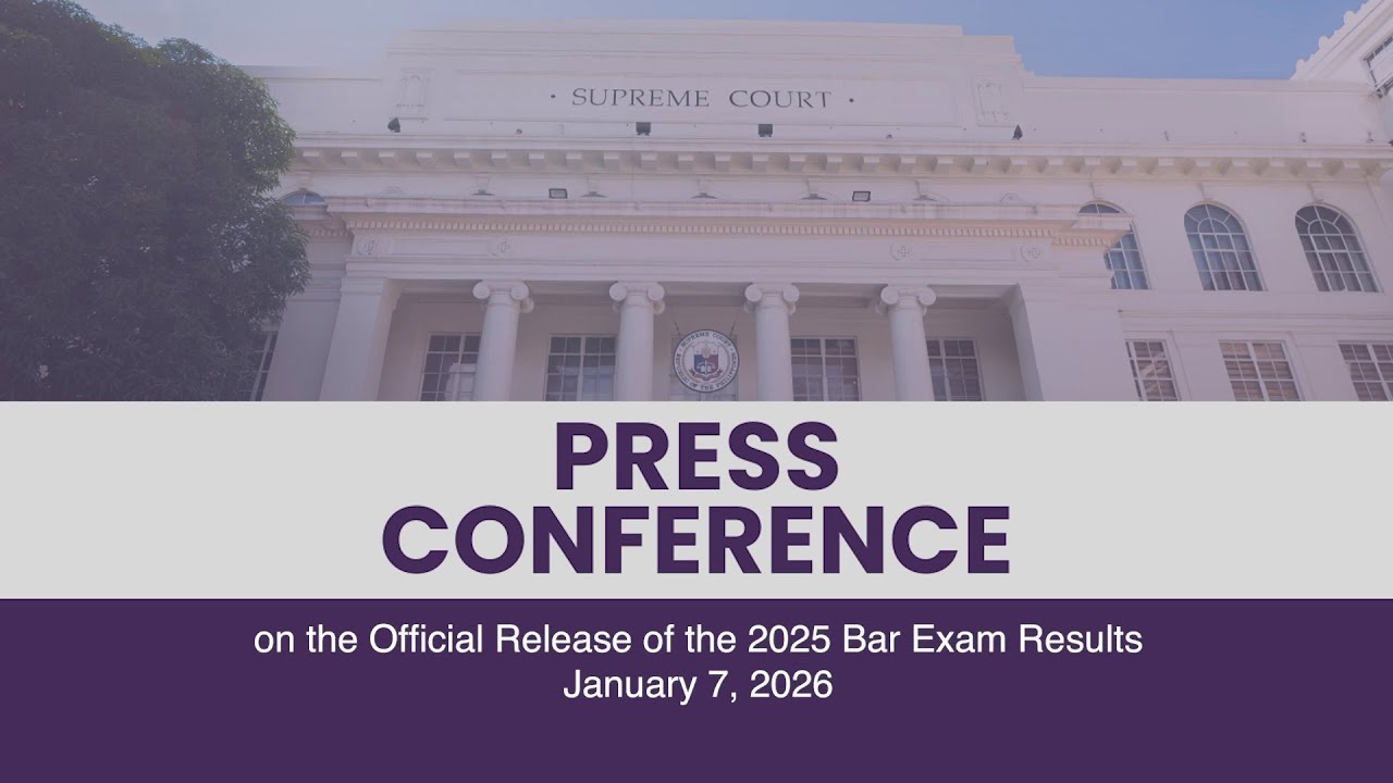 2025 Bar Results Press Conference - January 7, 2026
