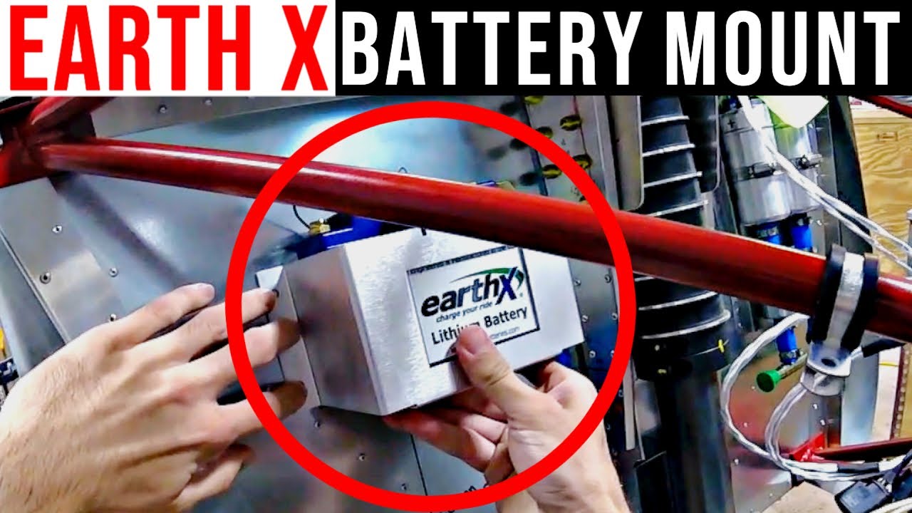EarthX 680C Battery Bracket Mount Installation - Zenith CH 750 Cruzer Kit Plane Build
