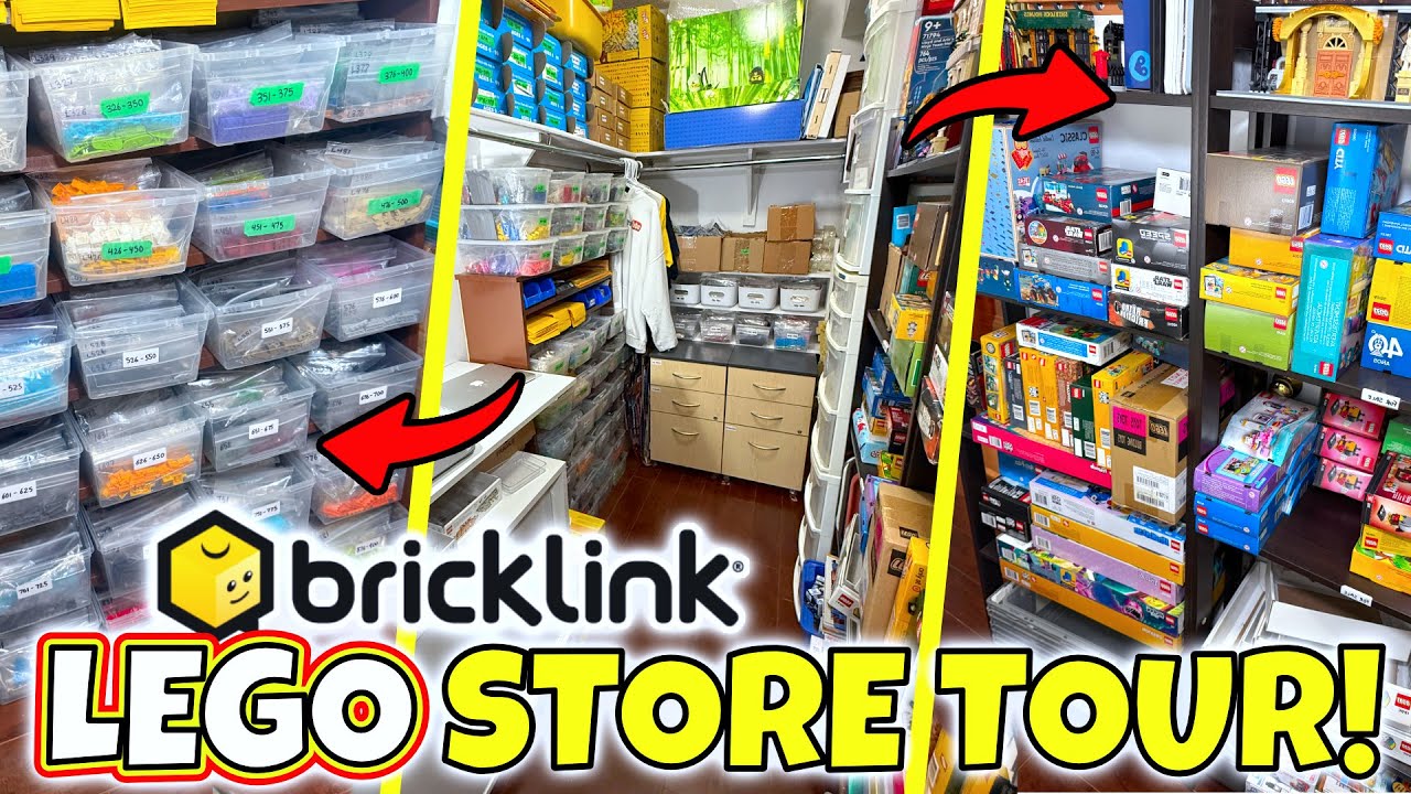 Full TOUR of my LEGO BrickLink Store! Inventory + Storage Walkthrough