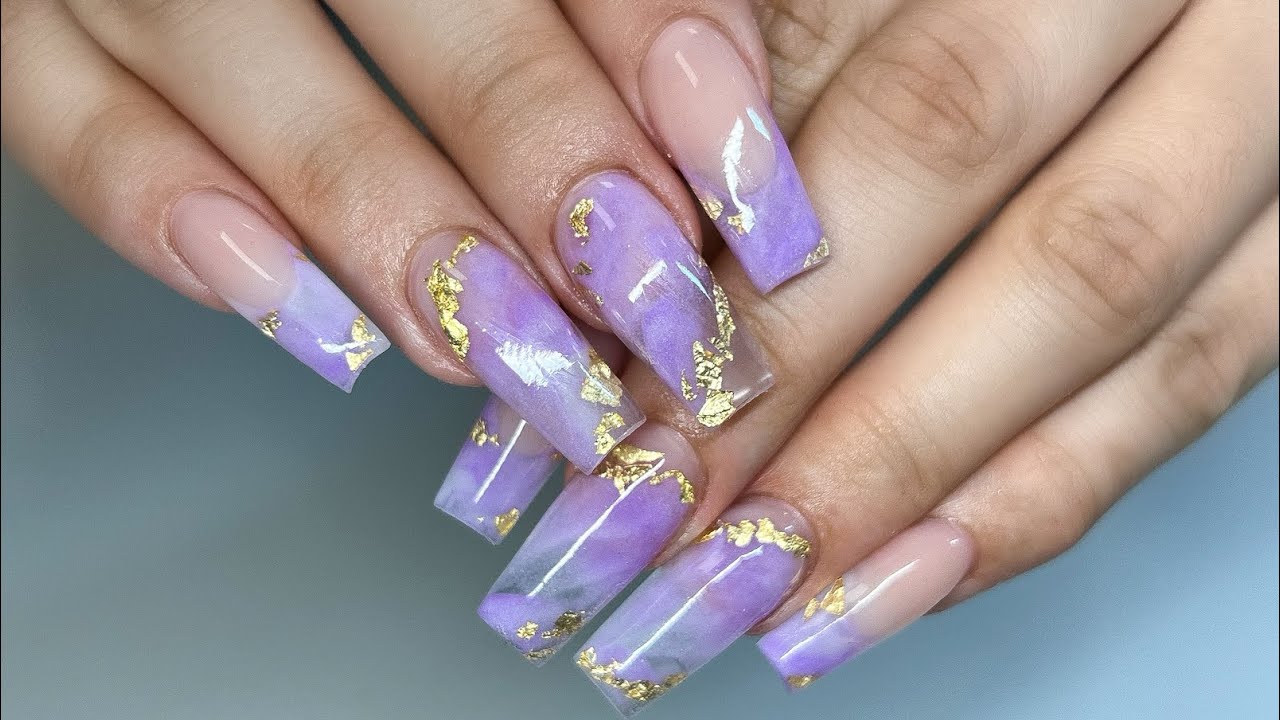 Acrylic Marble Design | Acrylic Nails