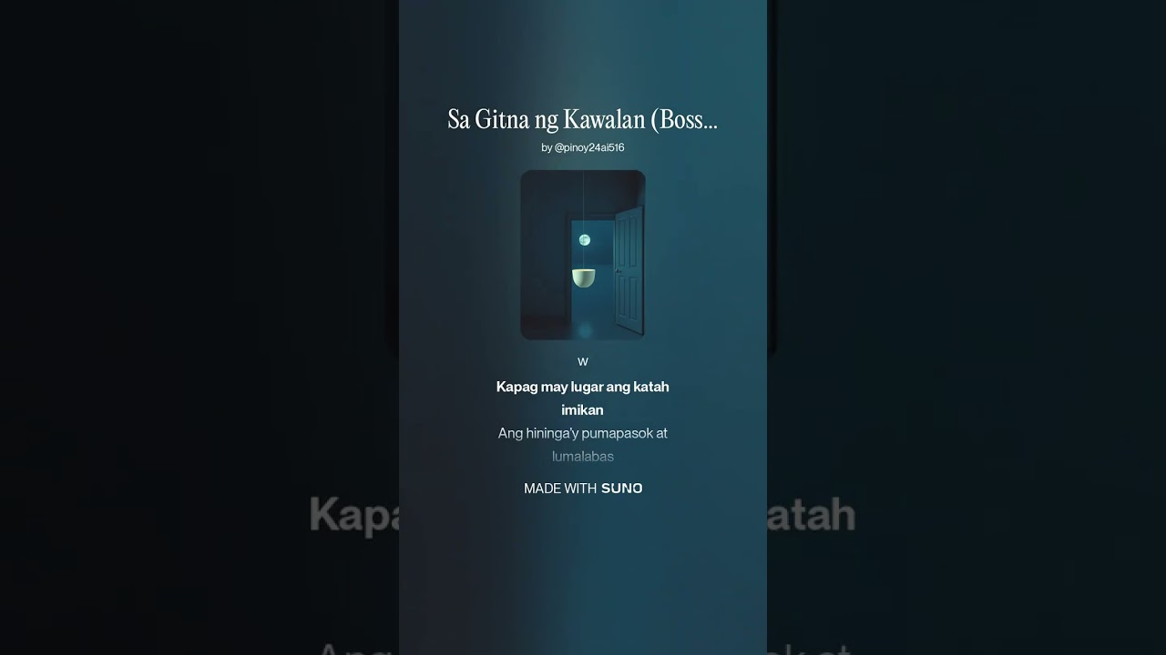 Sa Gitna ng Kawalan (Bossa)