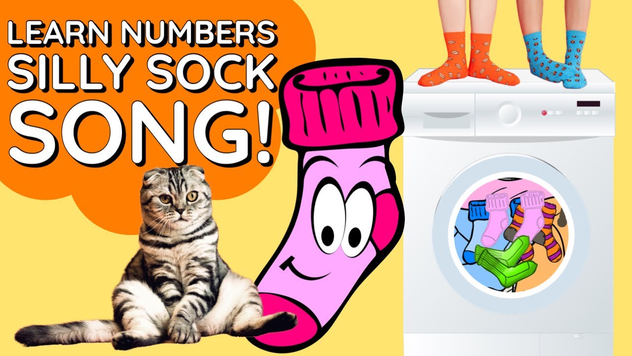 Learn numbers and counting | Silly Sock Song | Educational songs for preschool
