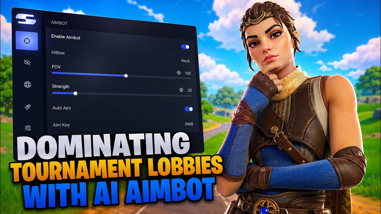 DOMINATING TOURNAMENT LOBBIES WITH AI AIMBOT | ft. Slyced AI