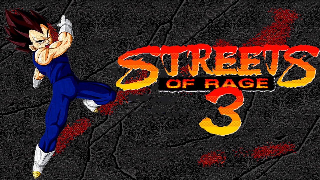 Streets of Rage 3: Dragon Ball Edition - Vegeta playthrough (Sega Mega Drive/Genesis)