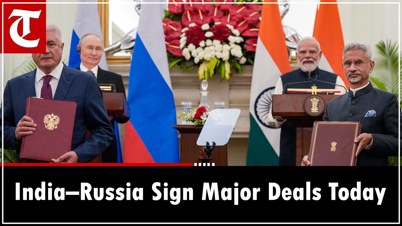 PM Modi & Putin Witness Major India&ndash;Russia Bilateral Agreements in Delhi