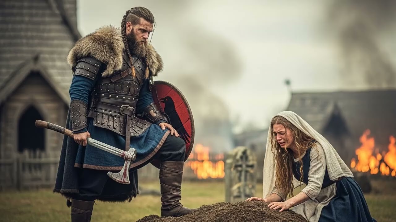The Powerful Viking Went to Burn a Village — but When He Saw a Grieving Woman, He Hesitated