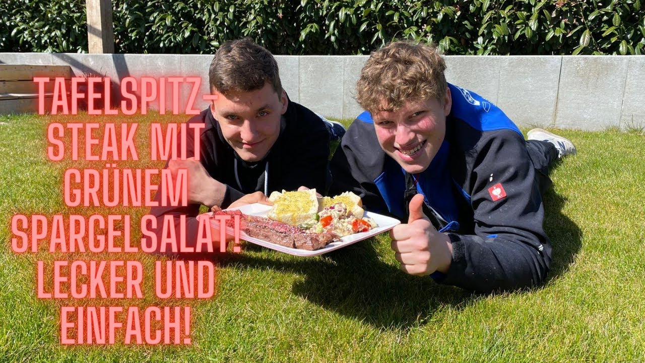 Tafelspitzsteak mit grünem Spargelsalat