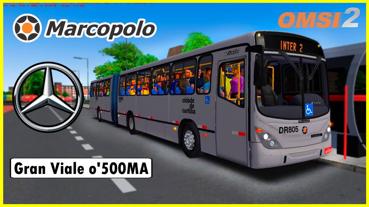 [OMSI 2] Gran Viale o'500MA Ligeirinho CWB By Sergio Guilherme - Mapa Curitiba + G27 #OMSI2 #OMSI