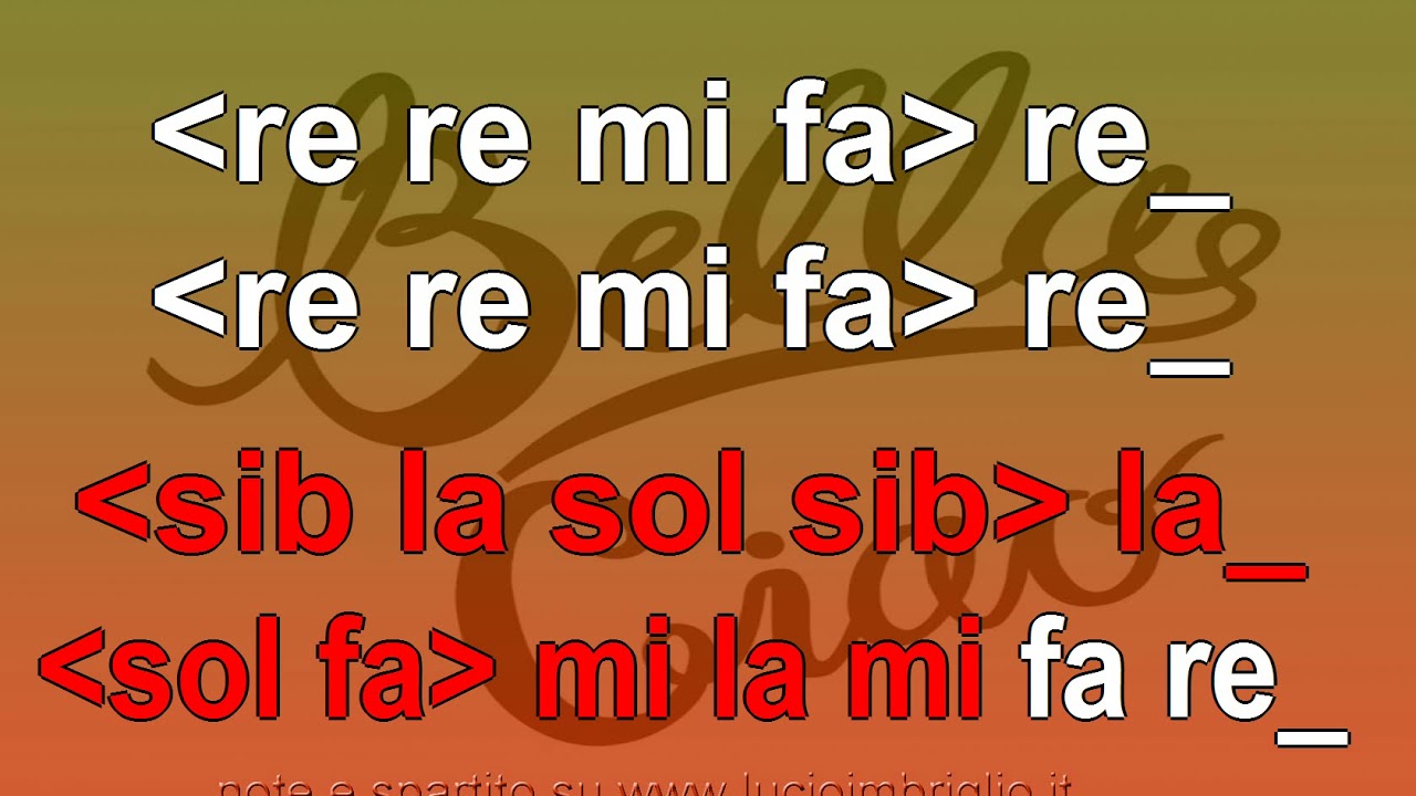 Bella ciao - karaoke notazionale - Il canto della resistenza