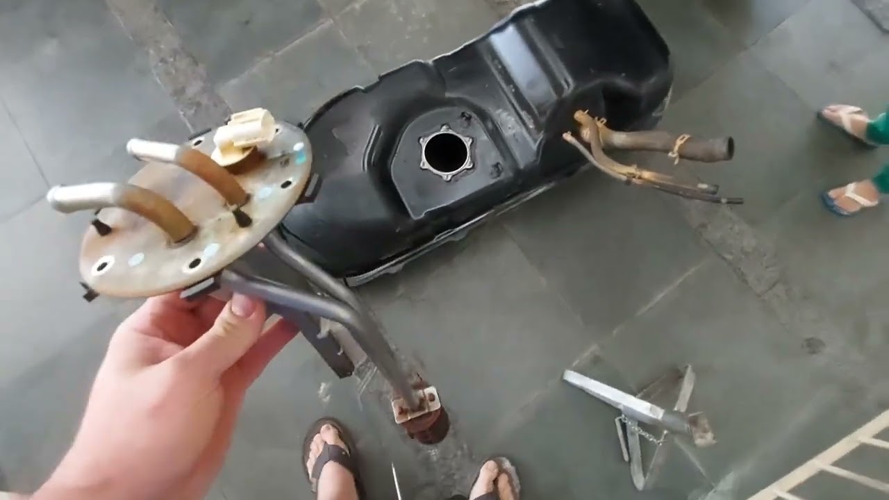 Limpeza de tanque de combustível TRITON E DAKAR 75L