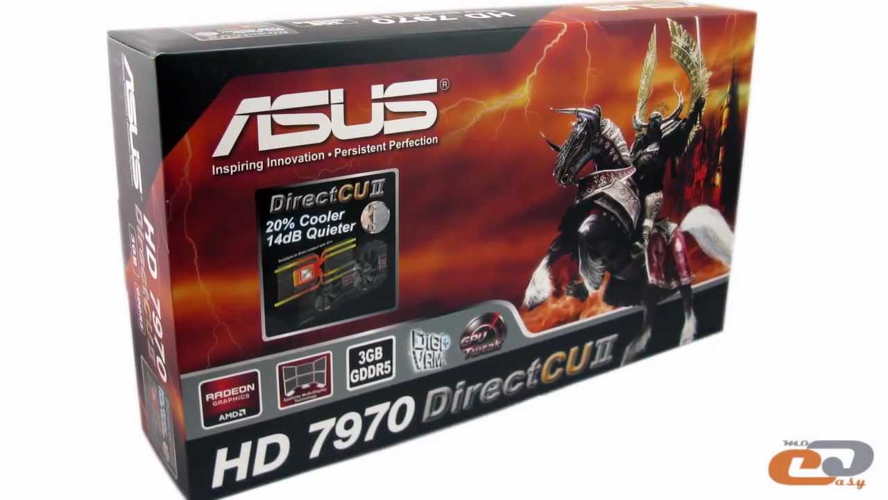 Видеообзор ASUS Radeon HD 7970 DirectCU II