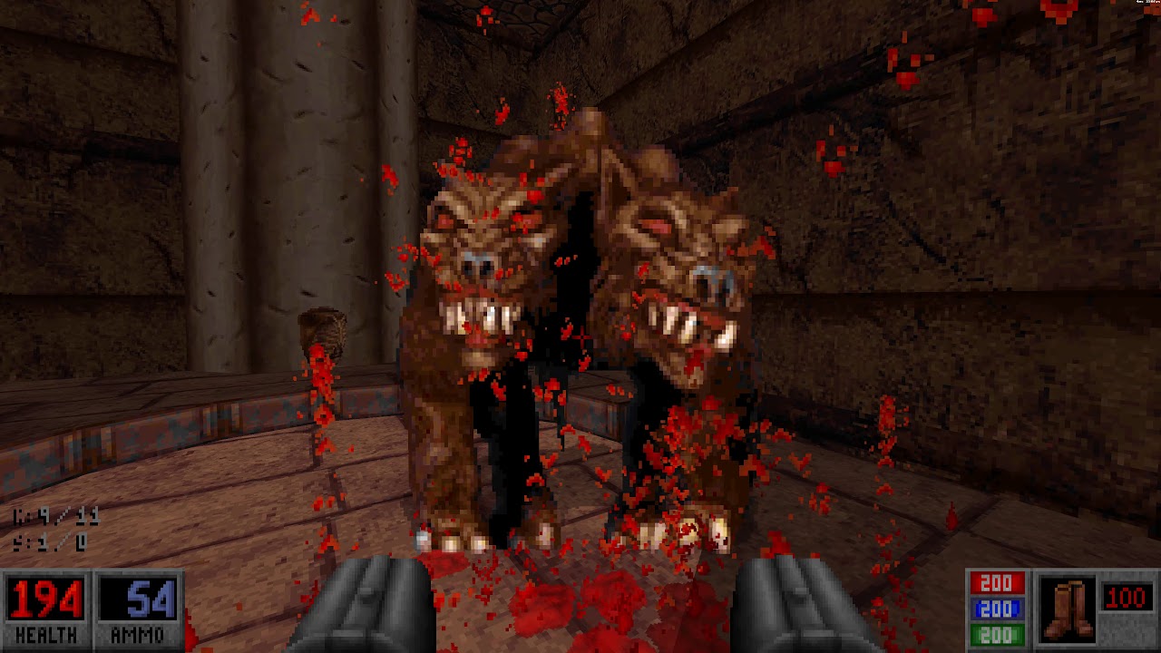 Blood (BloodGDX) - E4M8 Hall of the Epiphany - All Secrets - Well Done - 2160p 4K