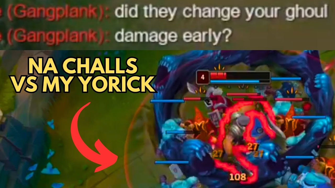 NA Challengers Play Against LETHALITY YORICK for the First Time.