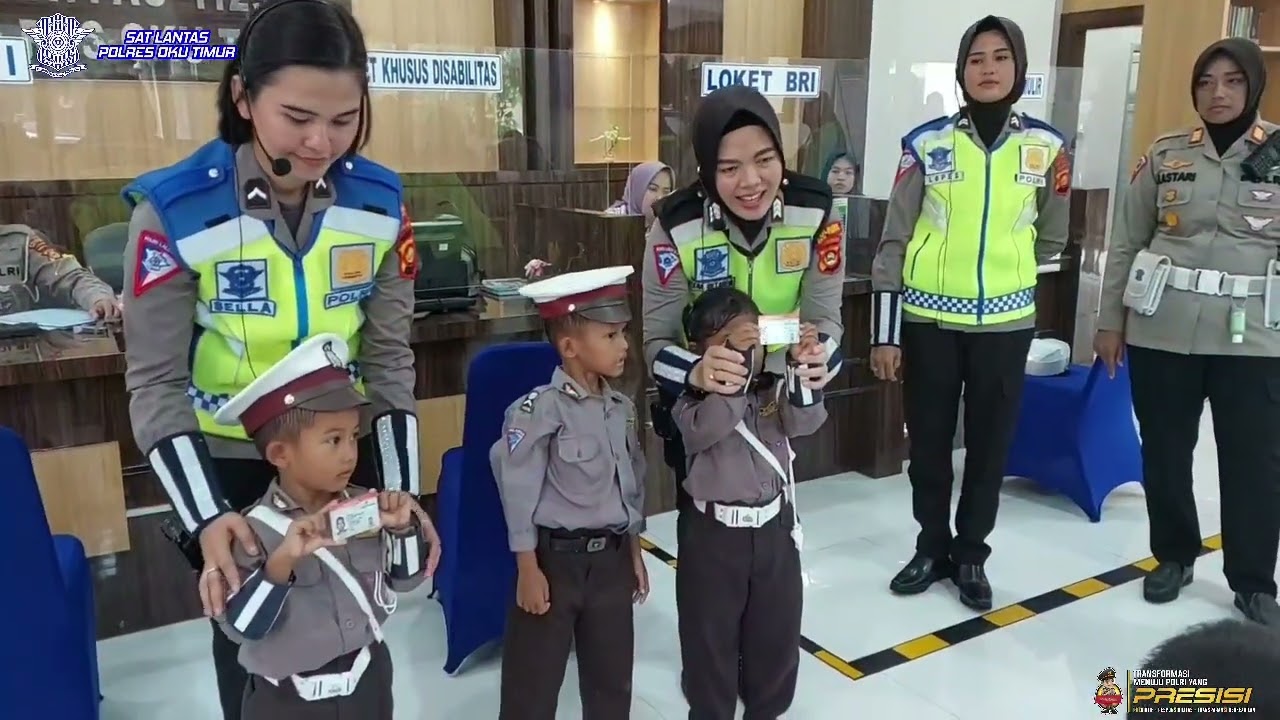 Polsanak / Edukasi Berlalu Lintas Sat Lantas Polres OKU Timur