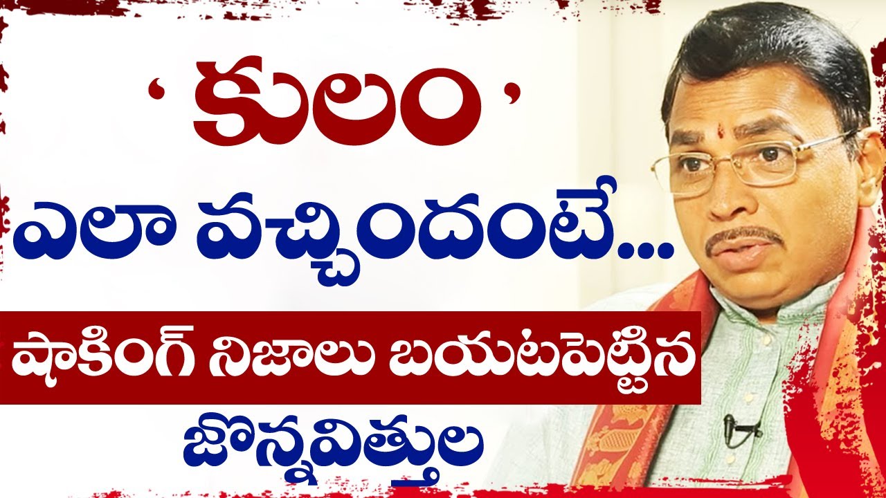 Jonnavithula Ramalingeswara Rao's speech on caste | 'కులం' ఎలా వచ్చిందంటే ? | Sree Sannidhi Tv