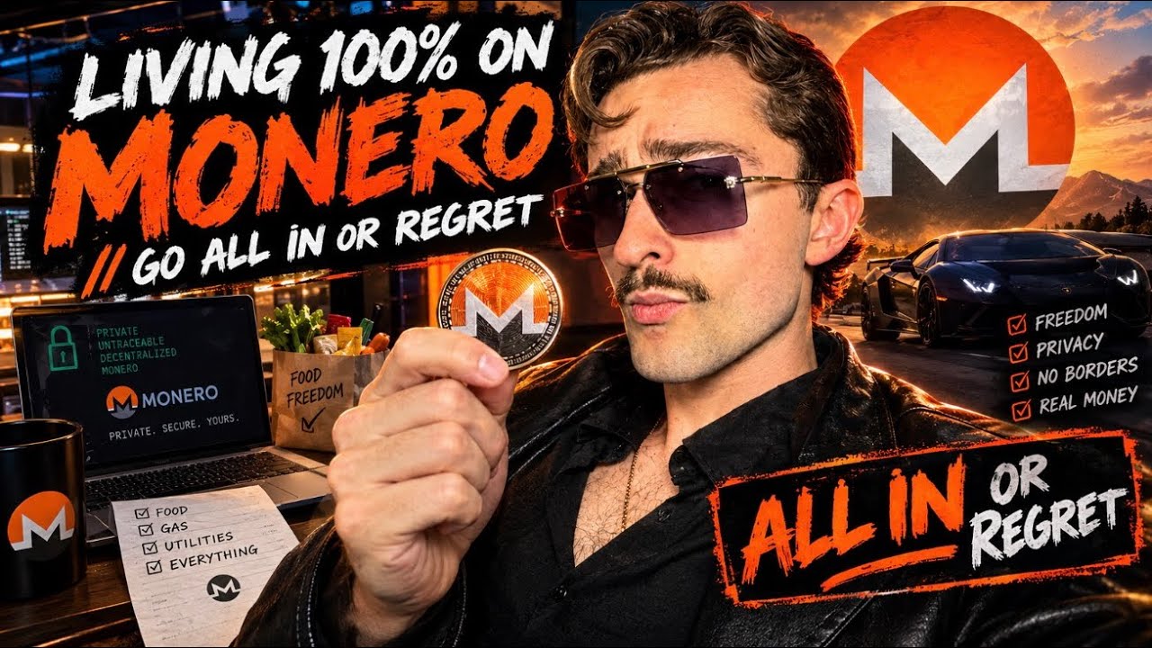Living 100% On Monero // Go All In or Regret It
