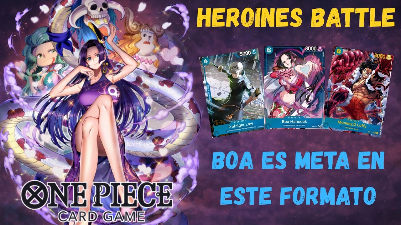 BLUE BOA ES UNA GRAN AMENAZA EN LA HEROINES BATTLE | DECK PROFILE Y GUÍA | ONE PIECE CARD GAME